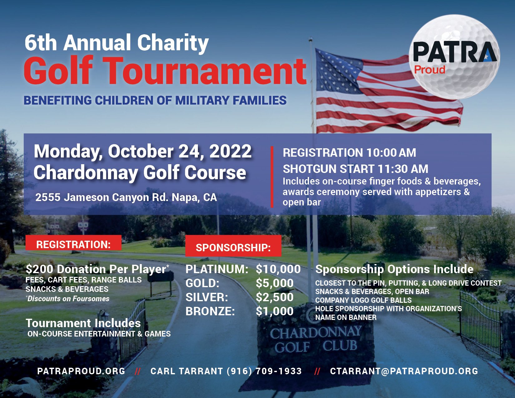 Patra Annual Golf Charity Tournament